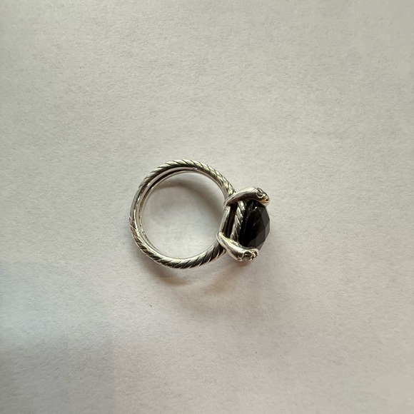 COPY - David Yurman Chatelaine Ring with Black Onyx and Pave Diamonds. Like New… - Picture 4 of 7